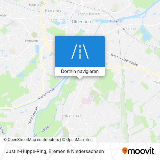 Justin-Hüppe-Ring Karte