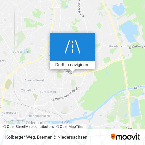 Kolberger Weg Karte