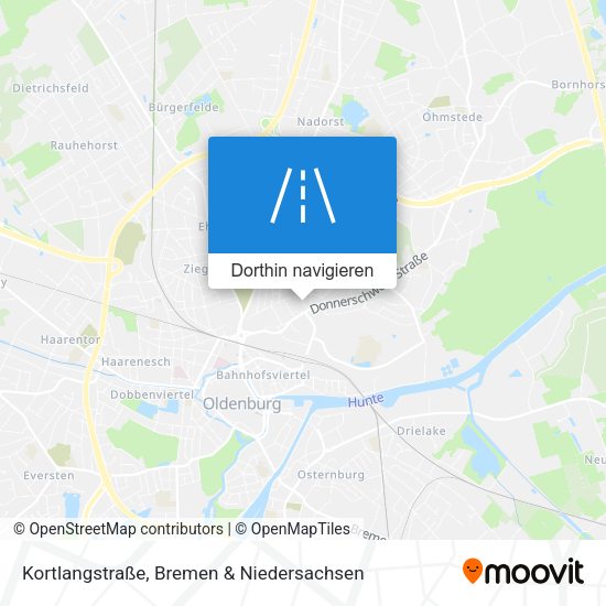 Kortlangstraße Karte