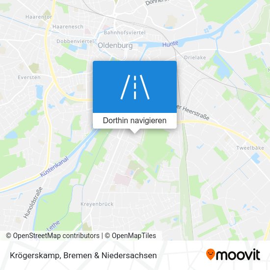 Krögerskamp Karte