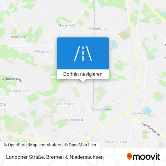 Londoner Straße Karte