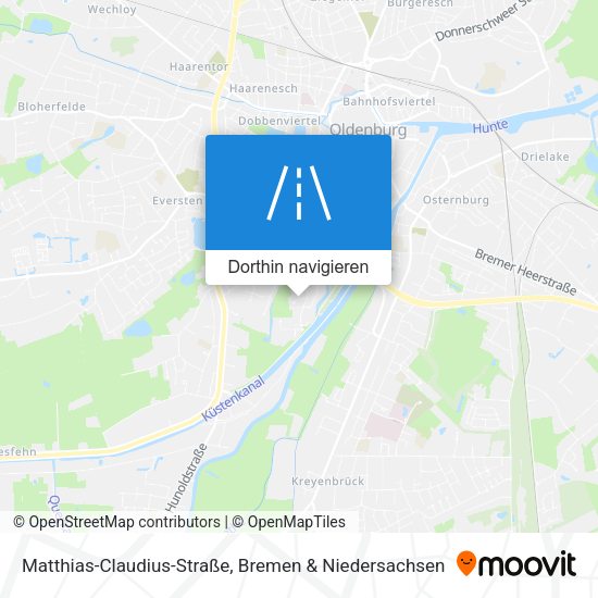 Matthias-Claudius-Straße Karte
