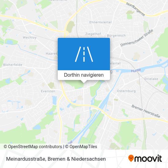 Meinardusstraße Karte