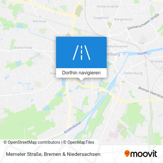 Memeler Straße Karte