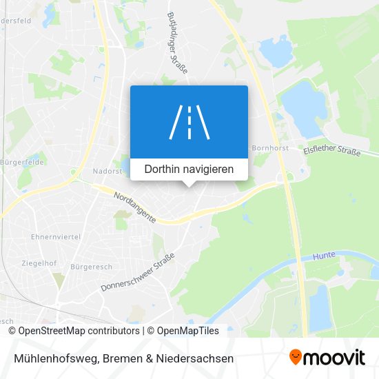 Mühlenhofsweg Karte