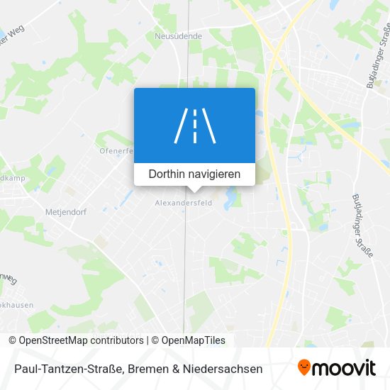 Paul-Tantzen-Straße Karte