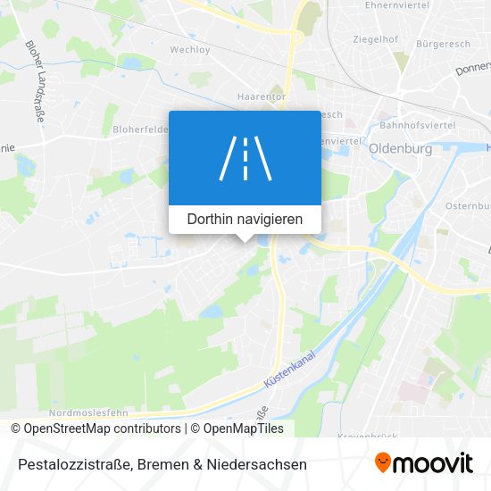 Pestalozzistraße Karte