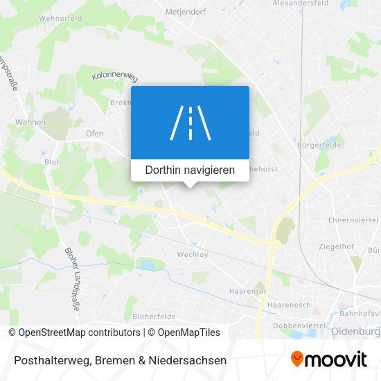 Posthalterweg Karte