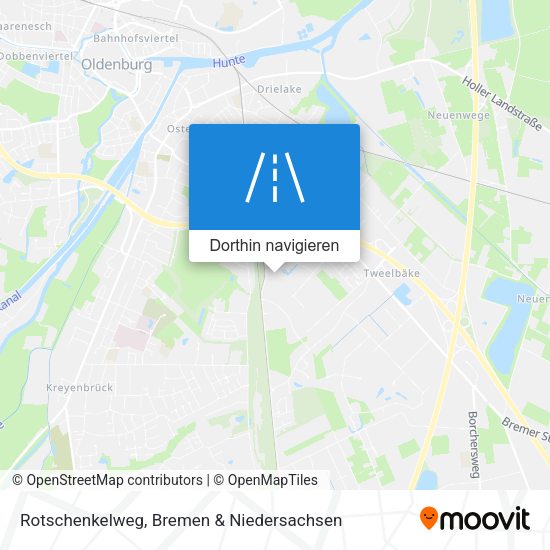 Rotschenkelweg Karte