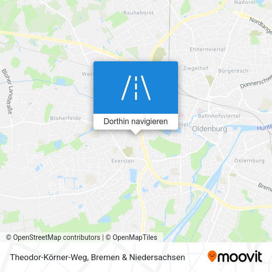 Theodor-Körner-Weg Karte