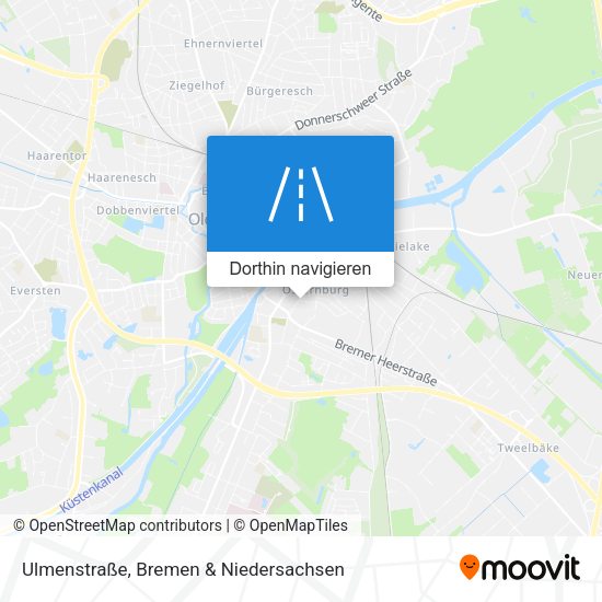 Ulmenstraße Karte