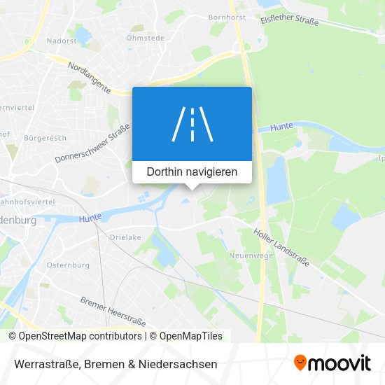 Werrastraße Karte