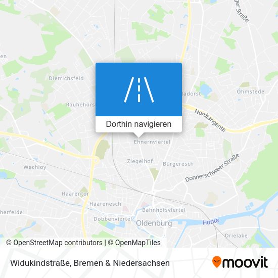 Widukindstraße Karte