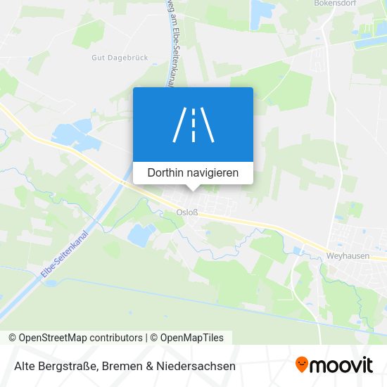Alte Bergstraße Karte