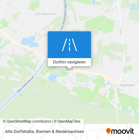 Alte Dorfstraße Karte