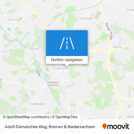 Adolf-Damaschke-Weg Karte