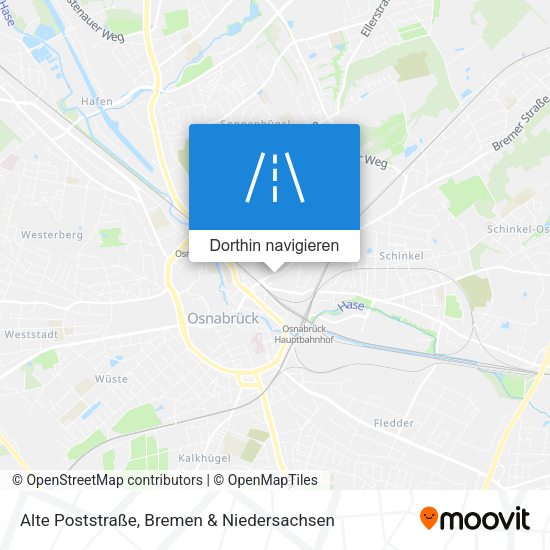 Alte Poststraße Karte