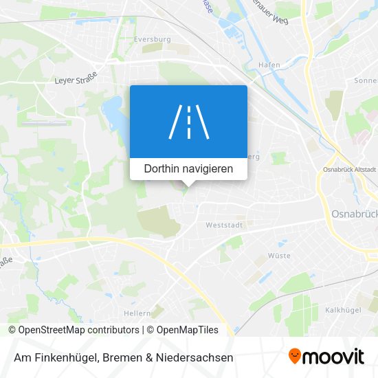 Am Finkenhügel Karte