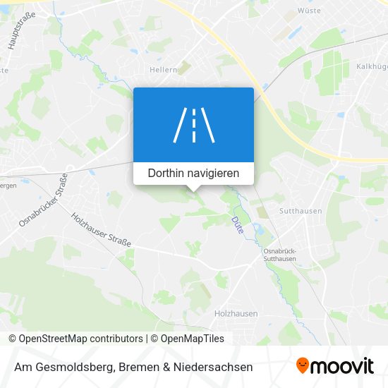 Am Gesmoldsberg Karte