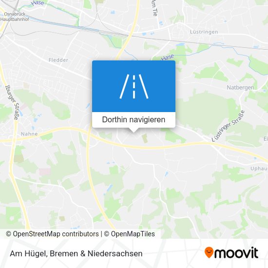 Am Hügel Karte