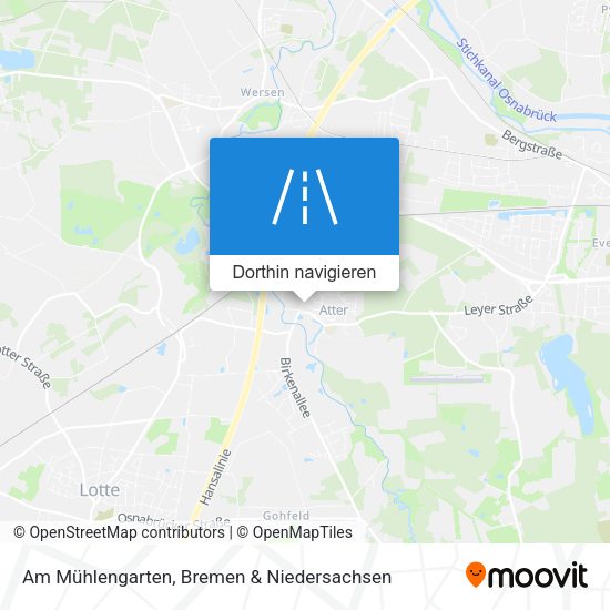 Am Mühlengarten Karte
