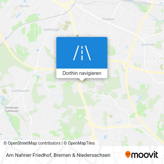 Am Nahner Friedhof Karte