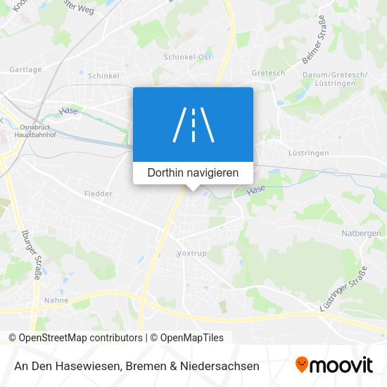 An Den Hasewiesen Karte