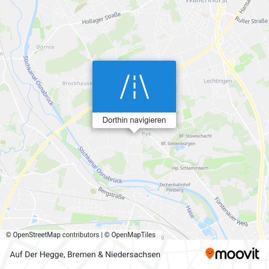 Auf Der Hegge Karte