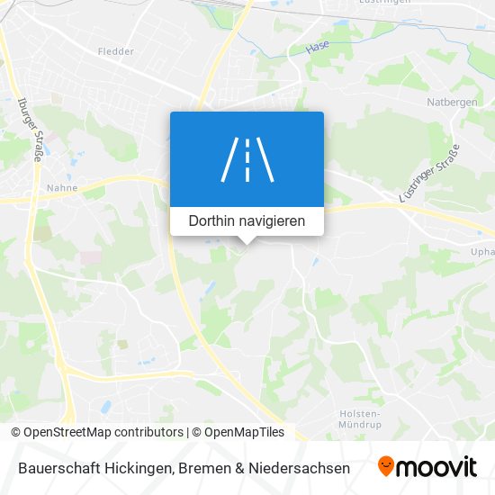 Bauerschaft Hickingen Karte