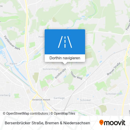 Bersenbrücker Straße Karte