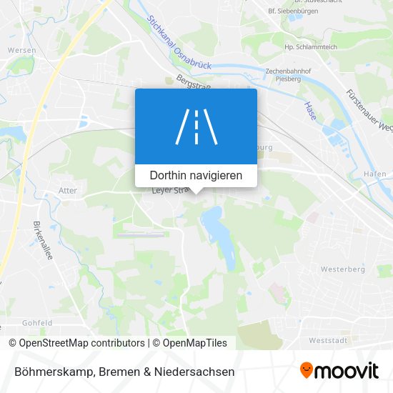 Böhmerskamp Karte