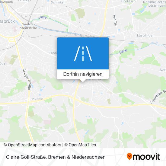Claire-Goll-Straße Karte