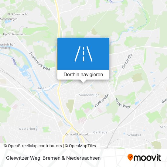 Gleiwitzer Weg Karte