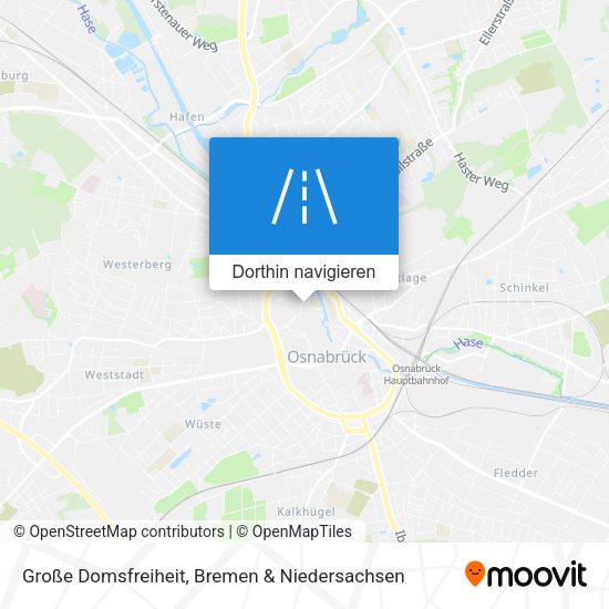 Große Domsfreiheit Karte