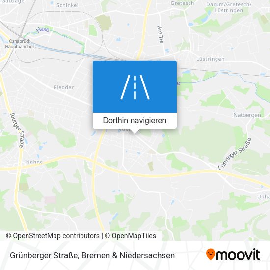 Grünberger Straße Karte