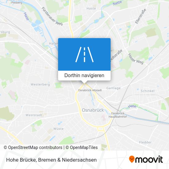 Hohe Brücke Karte