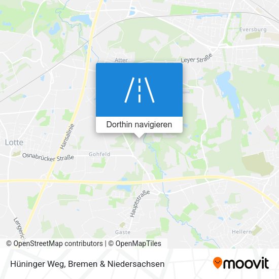 Hüninger Weg Karte