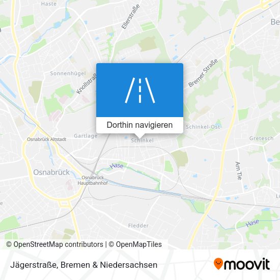 Jägerstraße Karte