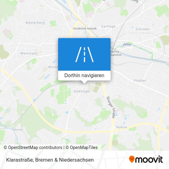 Klarastraße Karte