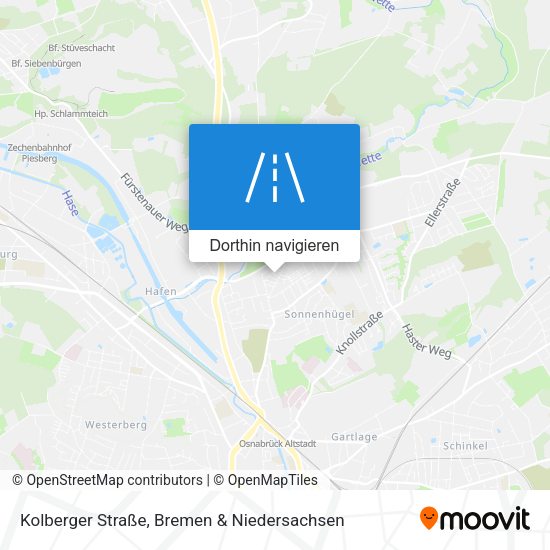 Kolberger Straße Karte