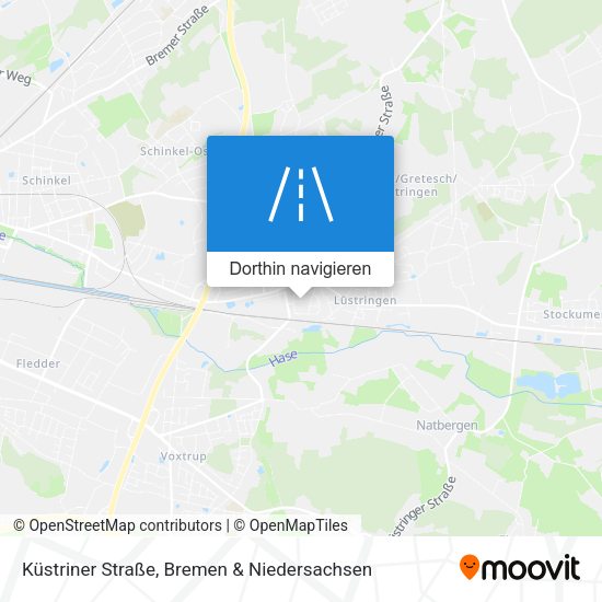 Küstriner Straße Karte