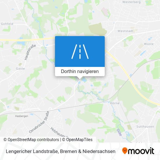 Lengericher Landstraße Karte