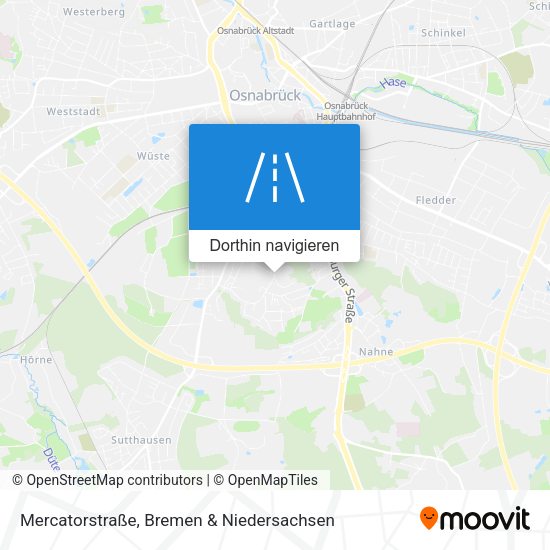 Mercatorstraße Karte