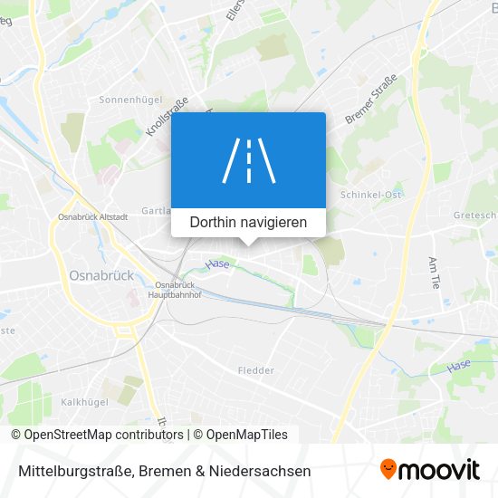 Mittelburgstraße Karte
