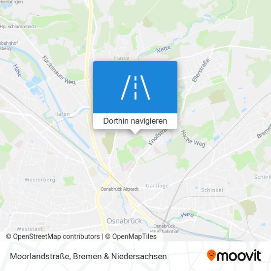 Moorlandstraße Karte