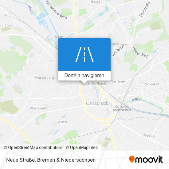 Neue Straße Karte