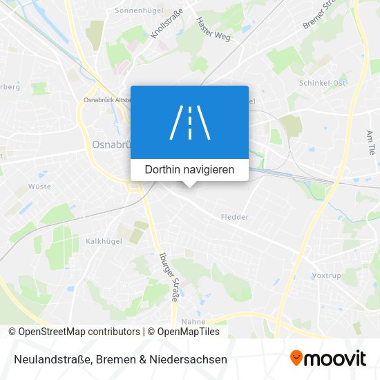 Neulandstraße Karte
