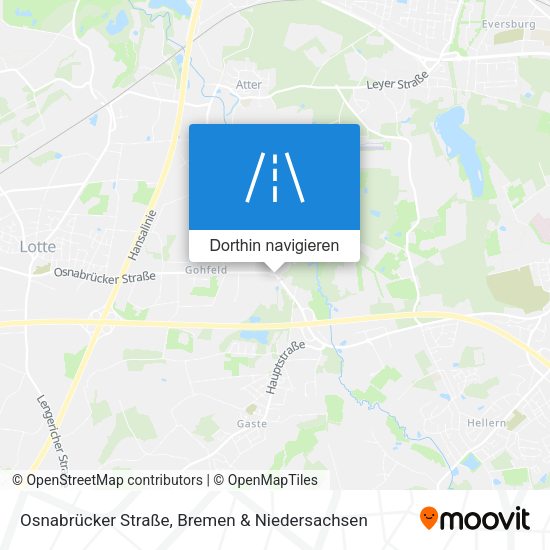 Osnabrücker Straße Karte