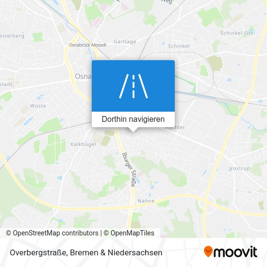 Overbergstraße Karte