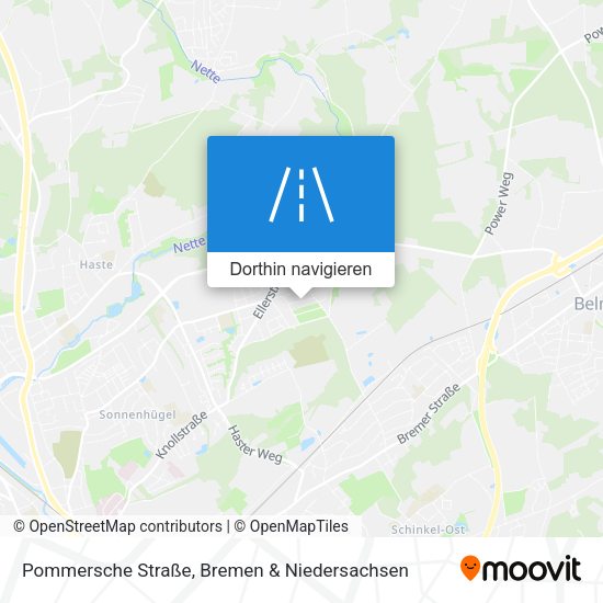 Pommersche Straße Karte
